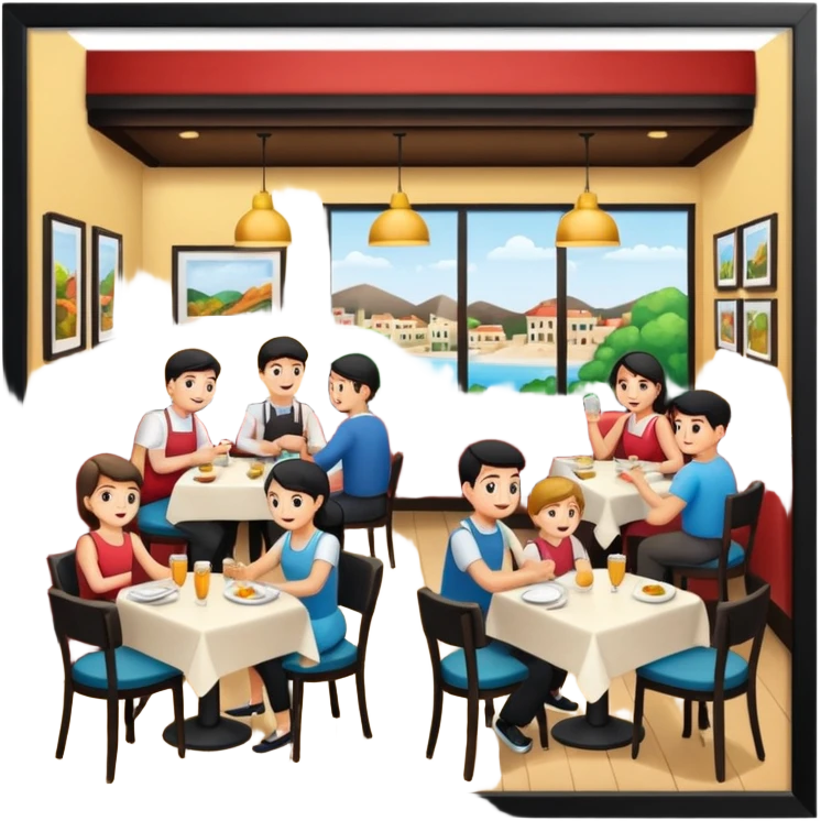 el restaurante emoji