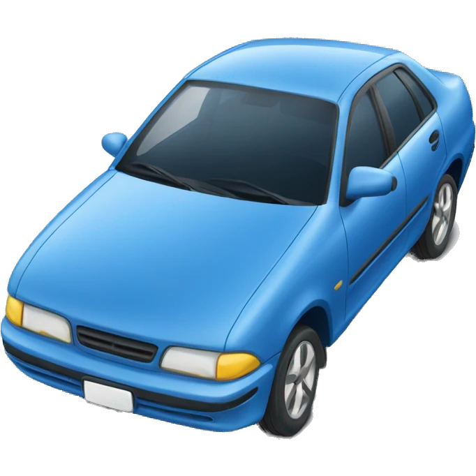 Blue car emoji