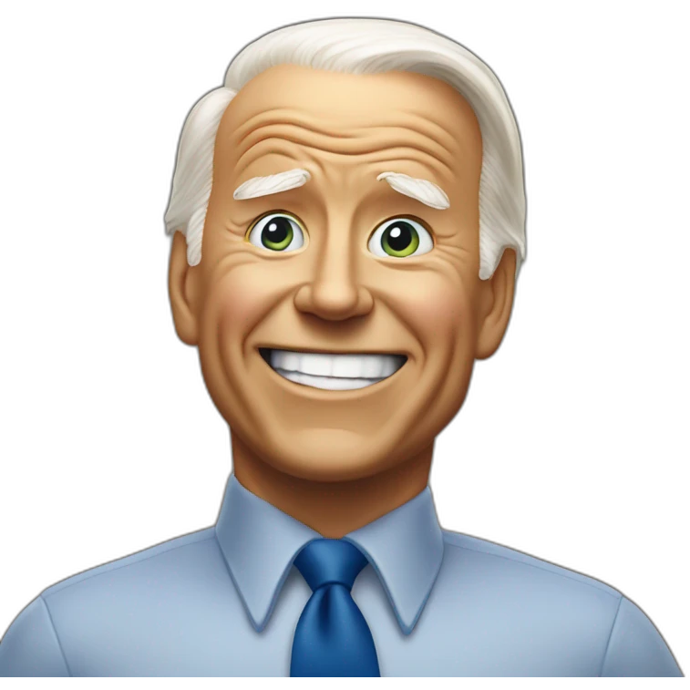 Joe Biden farting relief poo emoji realistic emoji