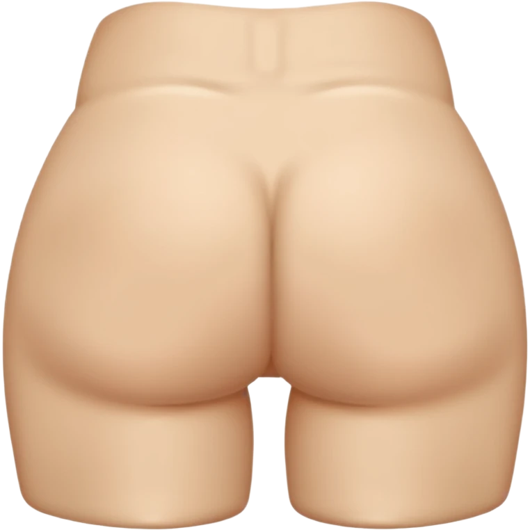 large naked white butt emoji