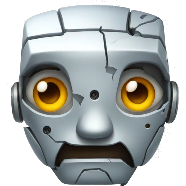 Broken robot  emoji
