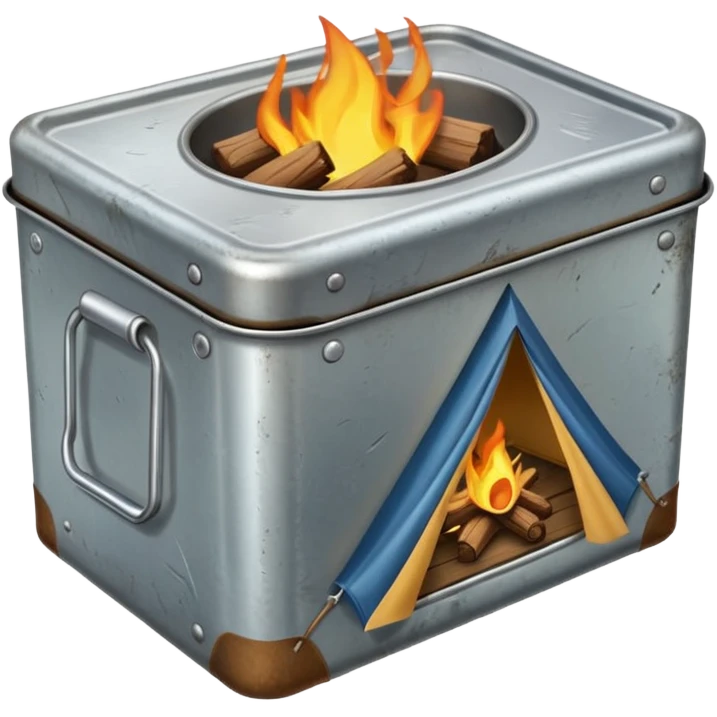 camping tin emoji