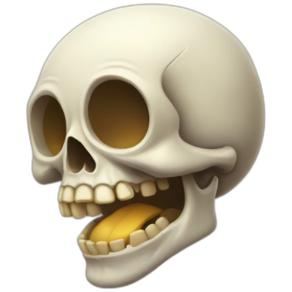  happy skull emoji
