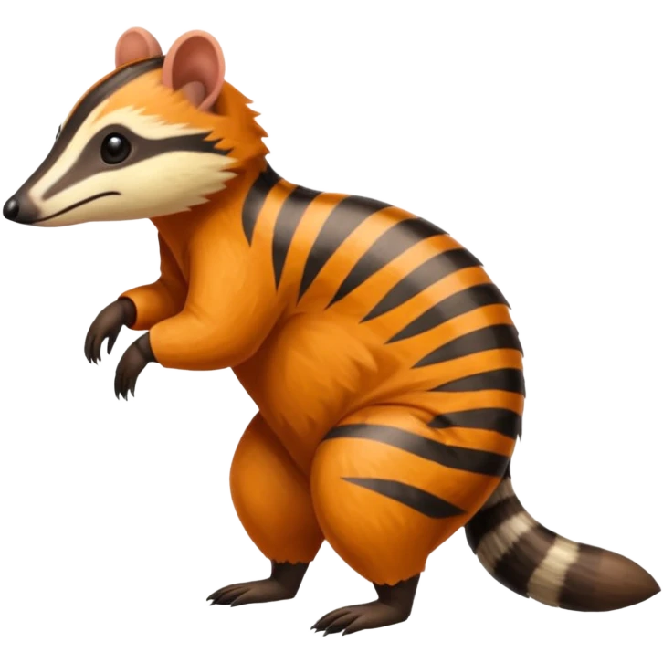 Cacomistl-Anteater-Civet-Numbat-hybrid (full body) emoji