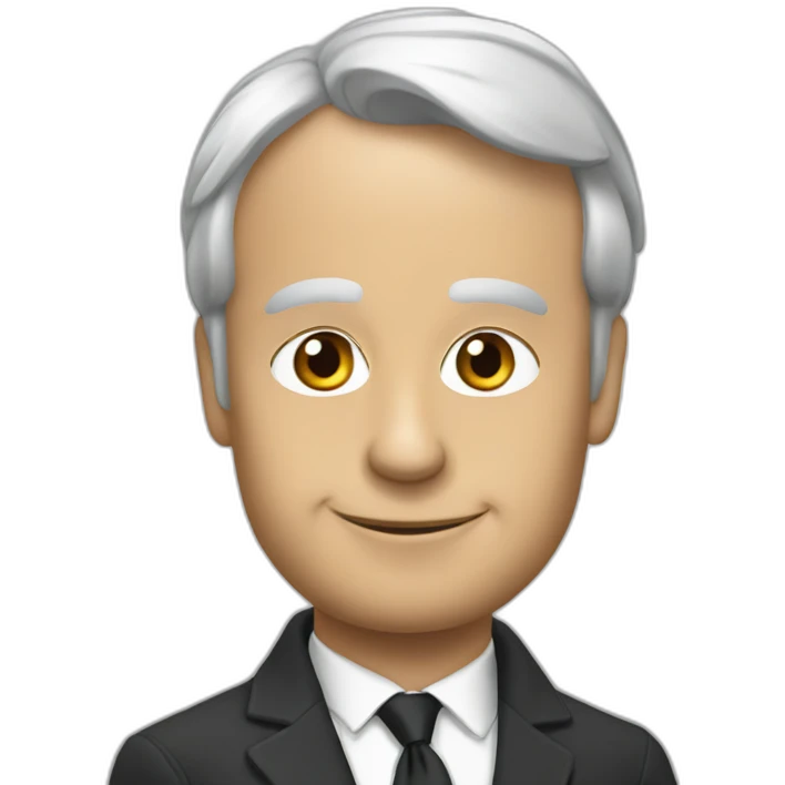 Un chat sur Macron emoji
