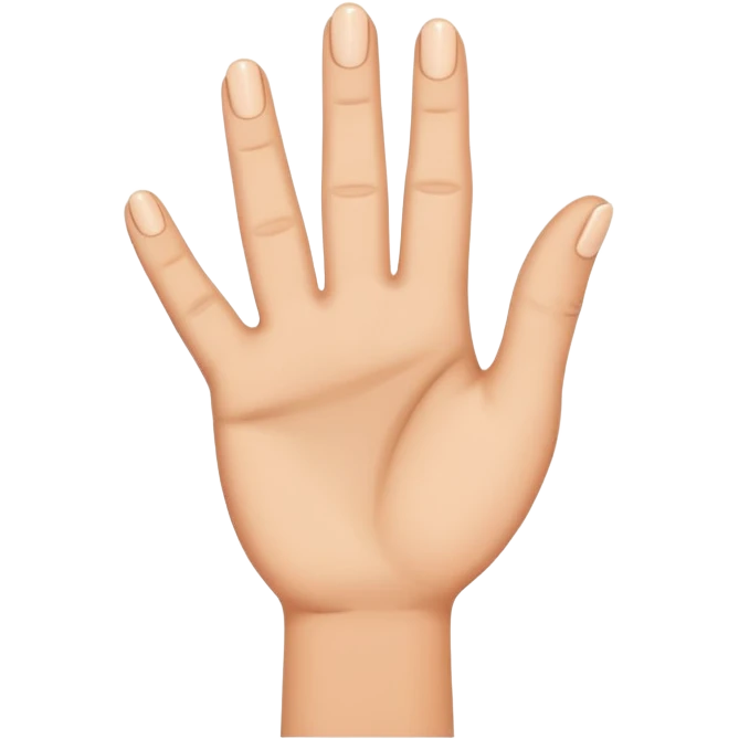 Fingers crossed with hope emoji