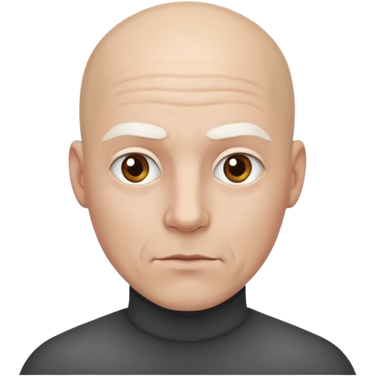 bald powder white skinned man emoji