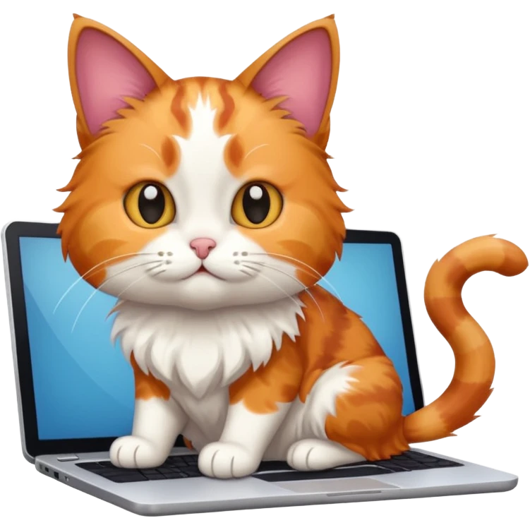 Cat computer  emoji