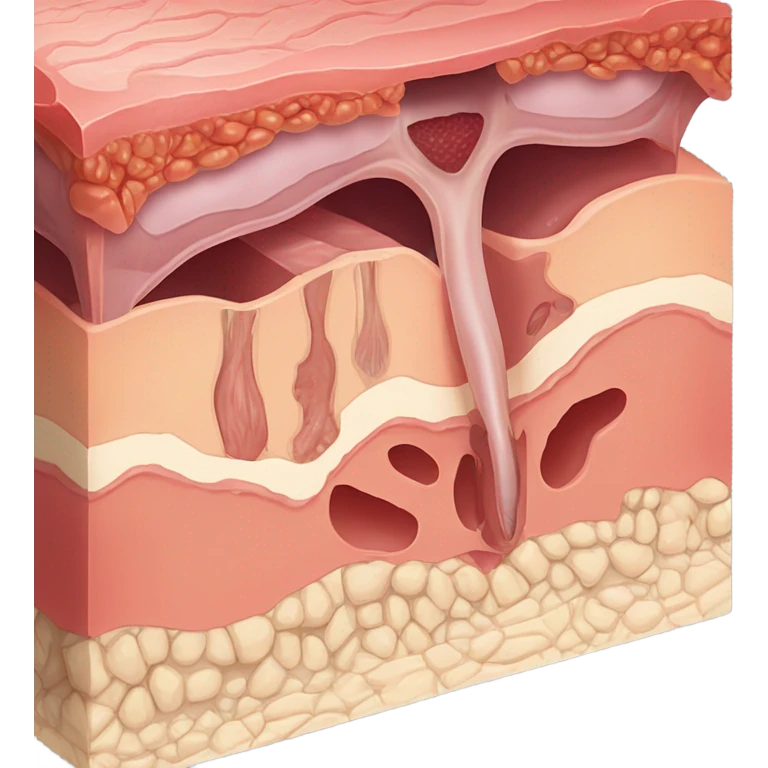 Skin cross section   emoji