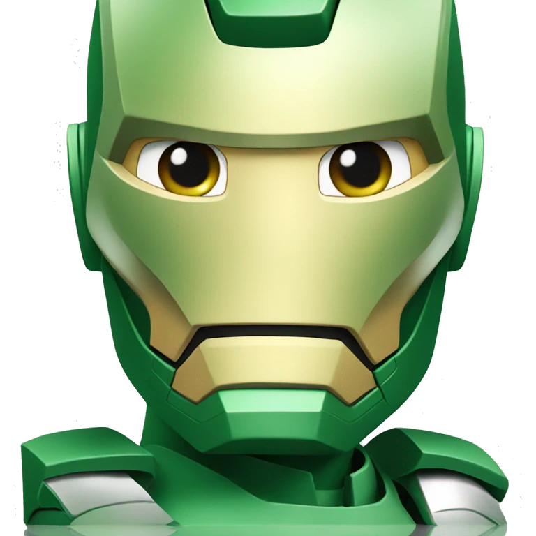 iron man pero de color verde emoji