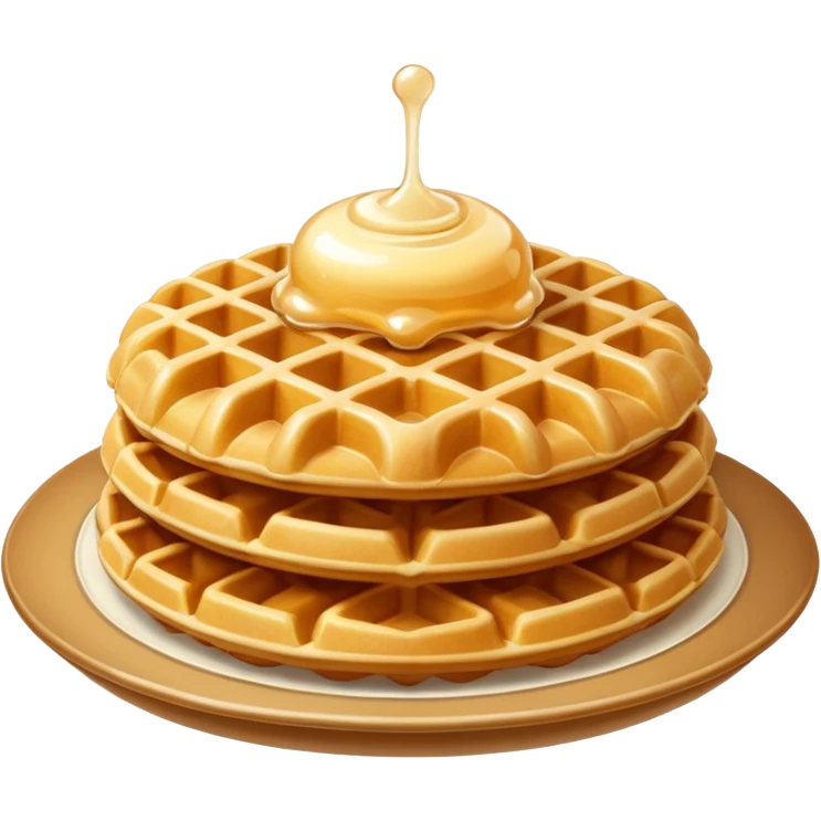 Bubble waffle emoji