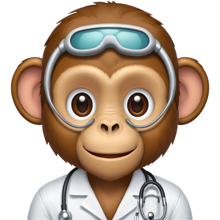 Monkey radiologist emoji