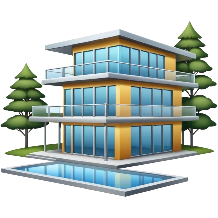 modern house emoji