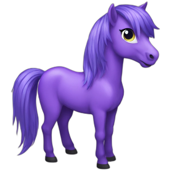 purple pony radio emoji