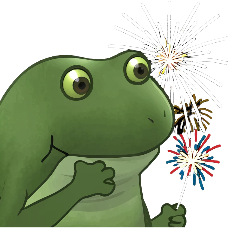 happy forth of july fireworks emoji