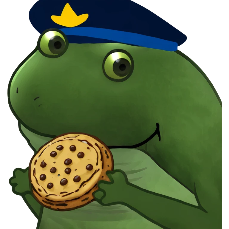 Cookie head ass emoji