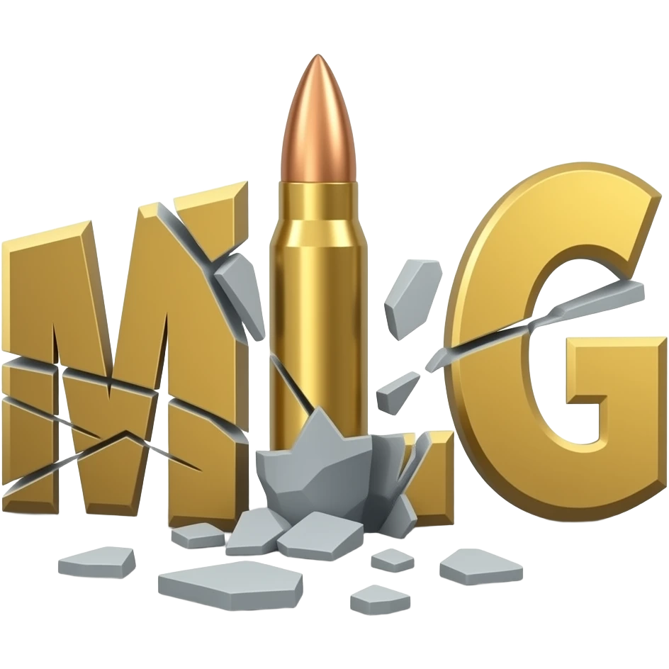 Надпись MLG! и сломалась от выстрела пули emoji