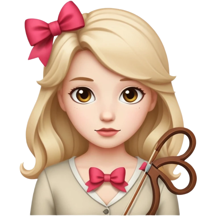 Lis z kokardką  emoji