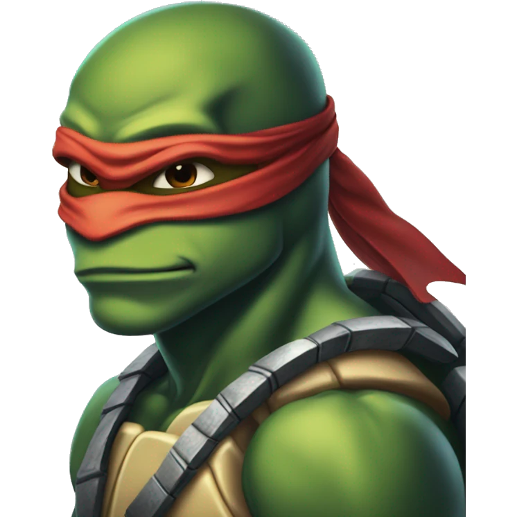 raphael ninja turtle muscular  emoji