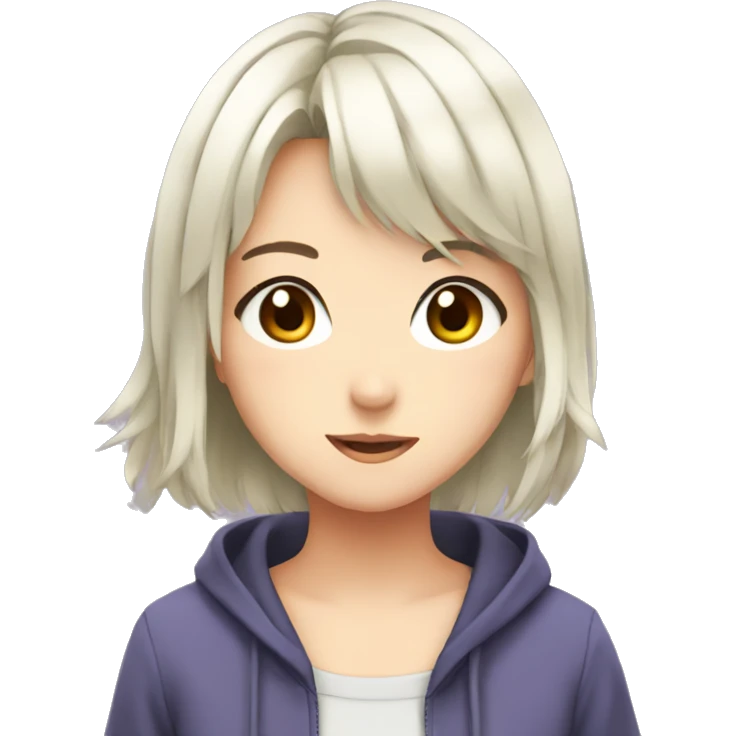 Anime girl emoji