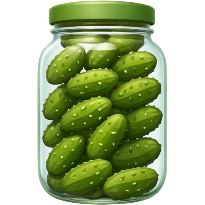 Gherkins in jar emoji