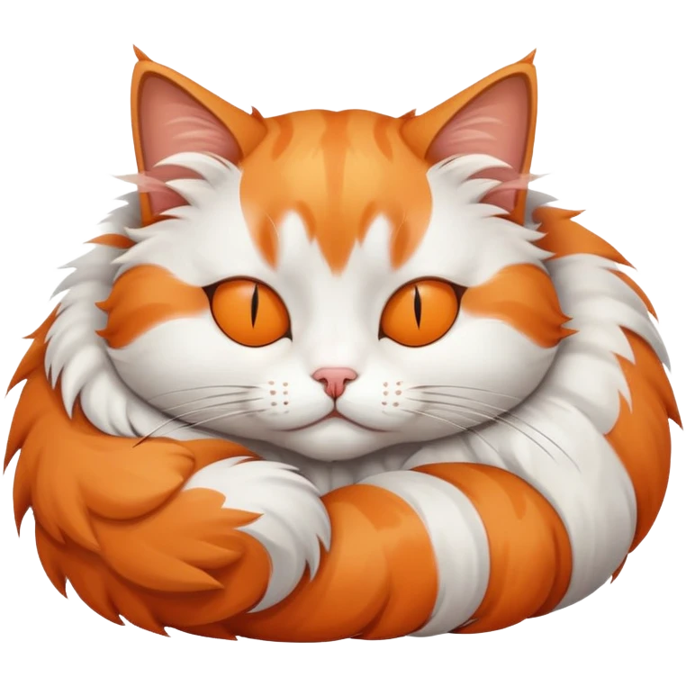 Sleepy cat emoji