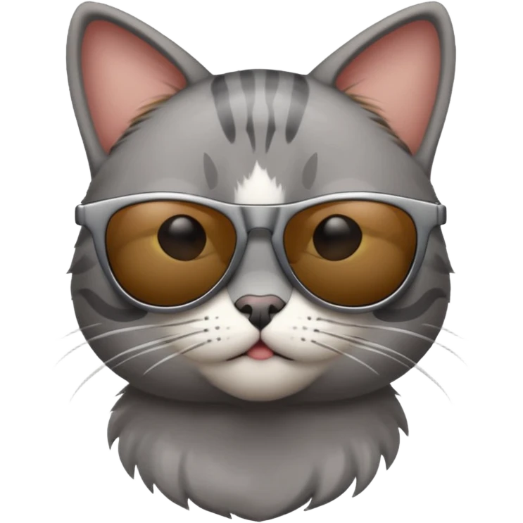 Cat wearing sunglasses emoji