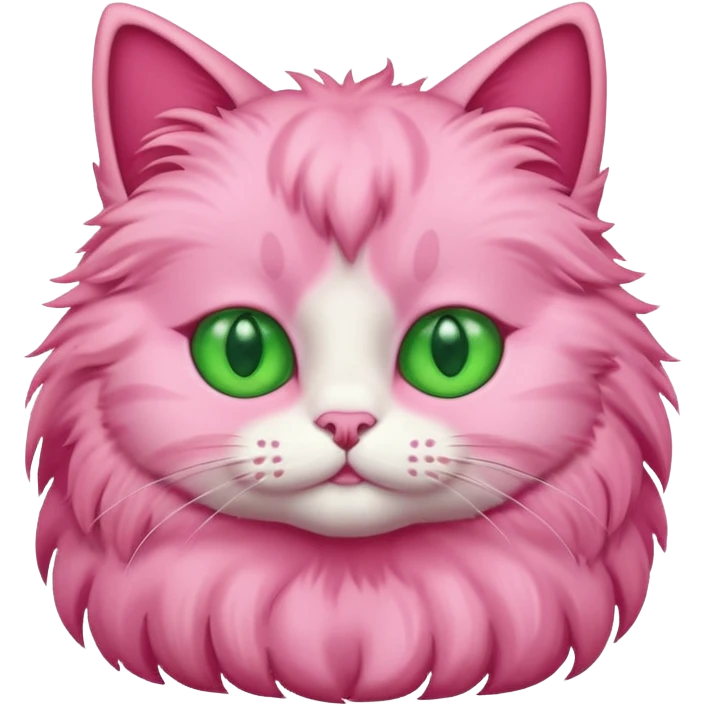 Pink cat emoji
