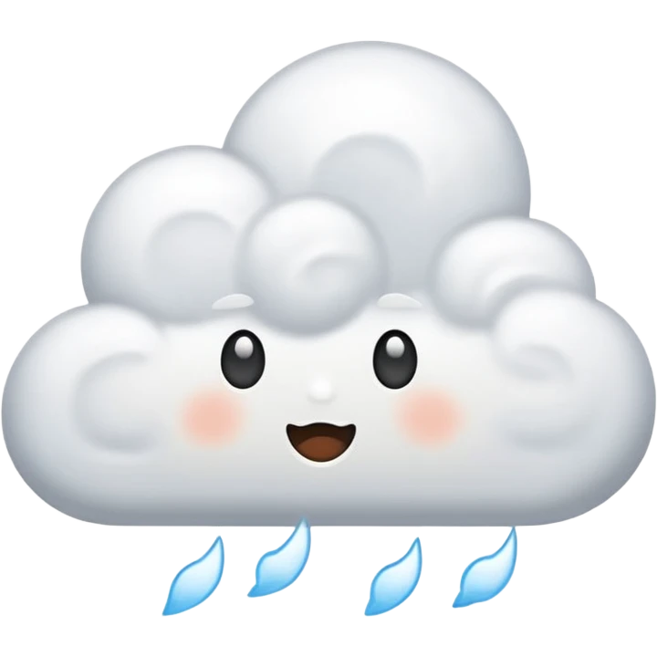 cloud blowing wind emoji