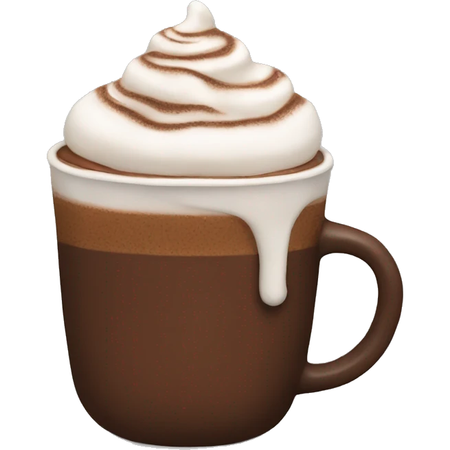 Hot chocolate emoji