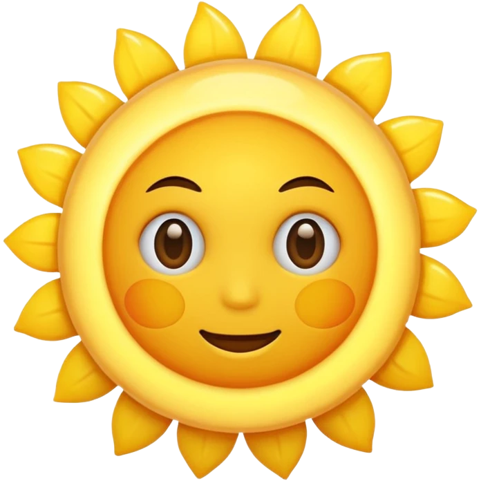 Sun in universe emoji