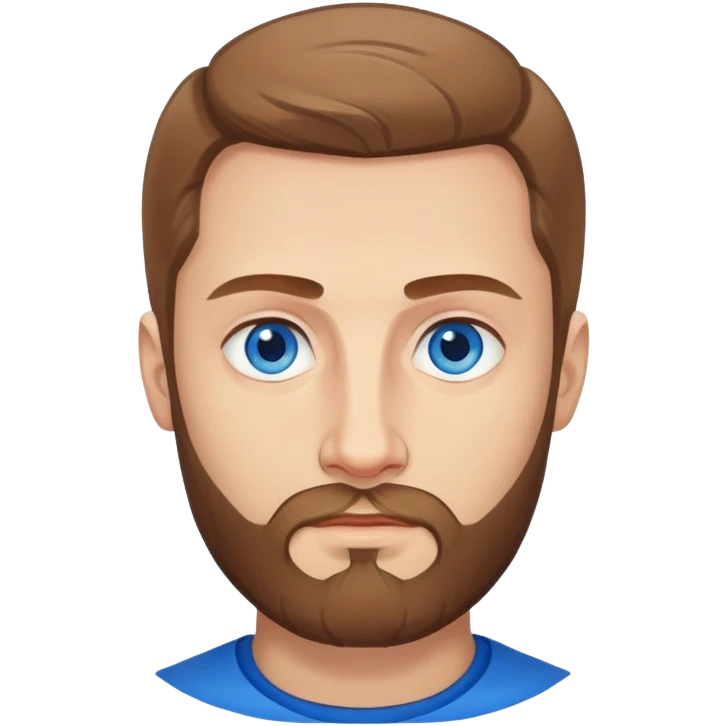 славянин, православный, русый, с бородой и голубыми глазами emoji