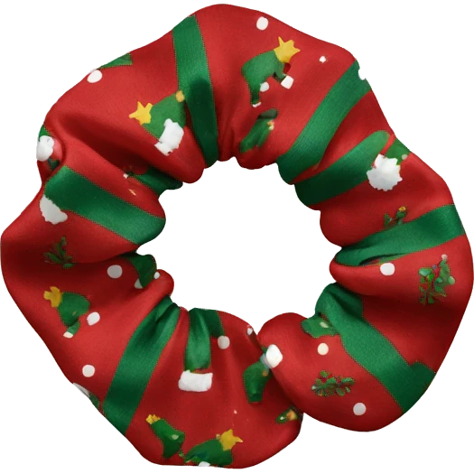 Christmas scrunchie emoji