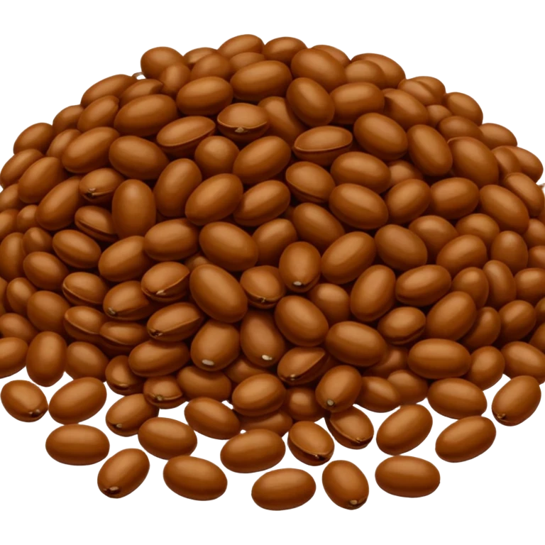 raw beans (like brazilian beans) emoji