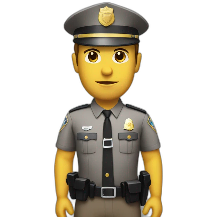 highway patrol emoji