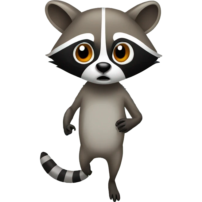 RACCOON KILLS A MOSQUITO emoji