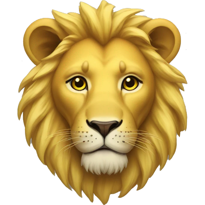 Lion with yellow heart emoji