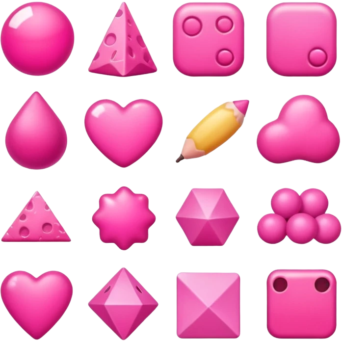 Pink things emoji