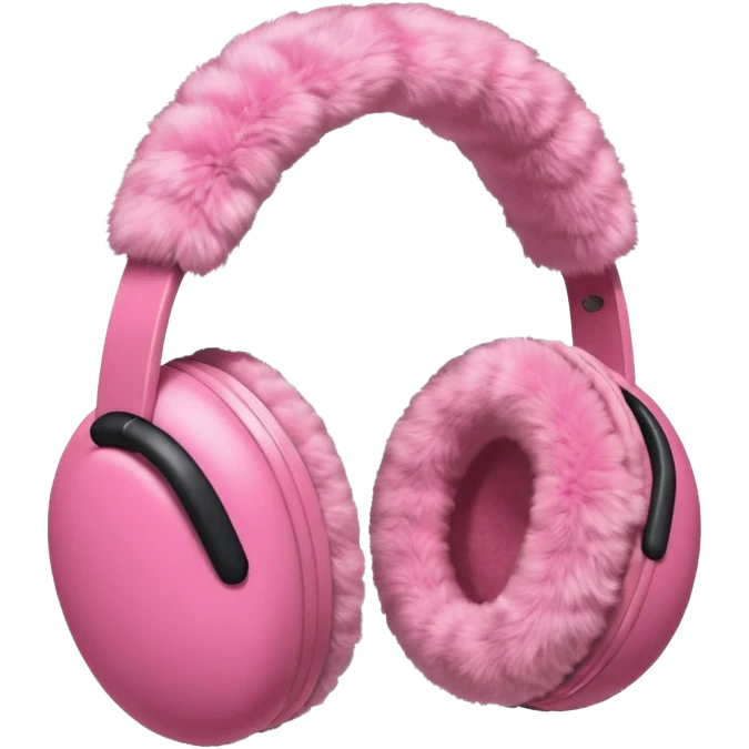 pink earmuffs emoji