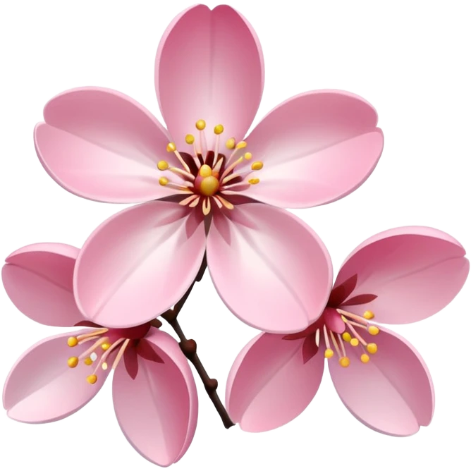 white snow cherryblossom emoji