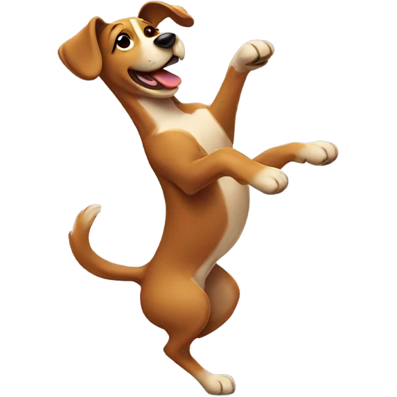 dog dancing emoji