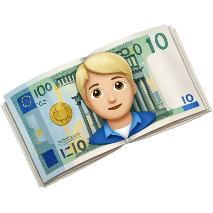 banconota 10 euro emoji