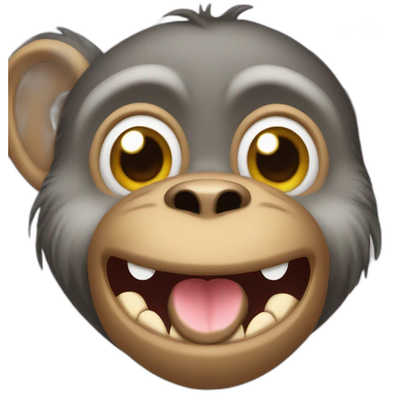 drooling monkey emoji