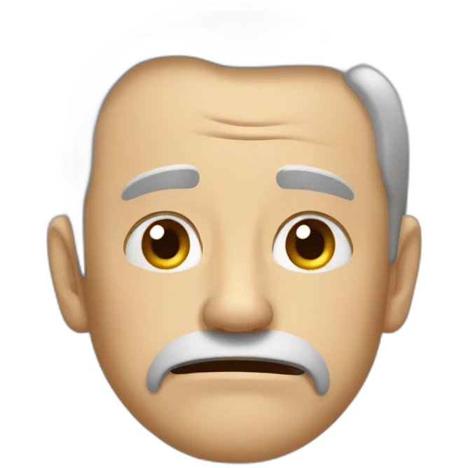 old guy crying emoji