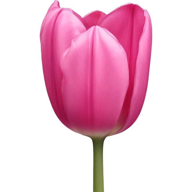 pink tulip  emoji