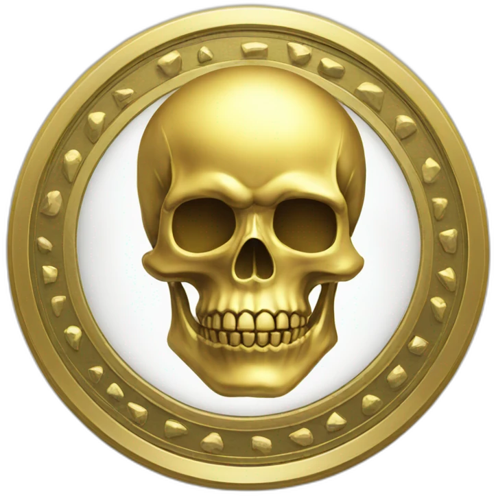 Golden Skull Coin emoji