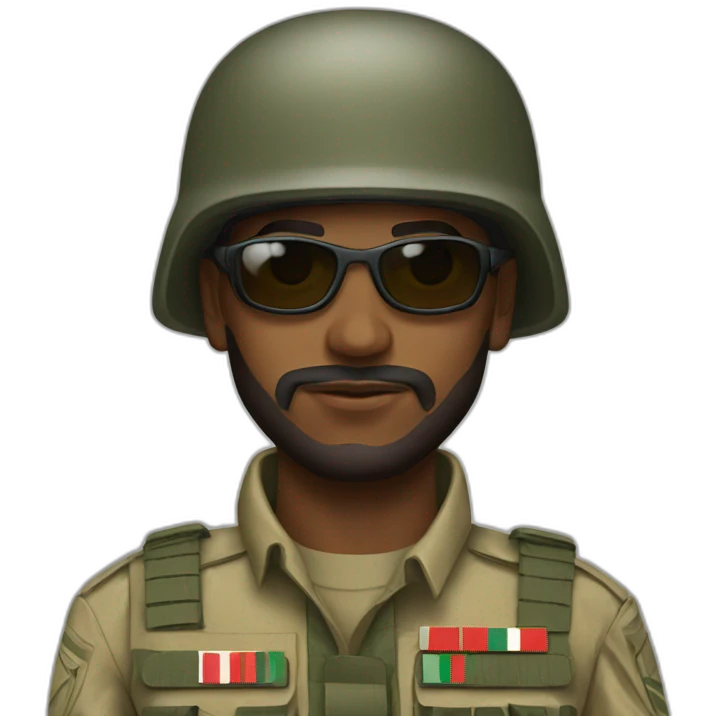 Militaire dubai emoji