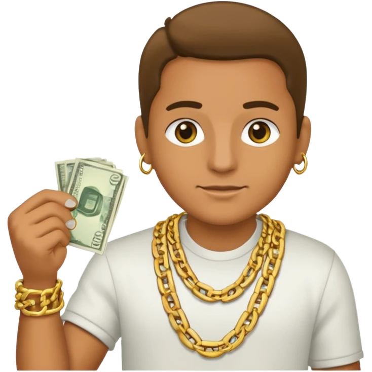 Ladron the money emoji