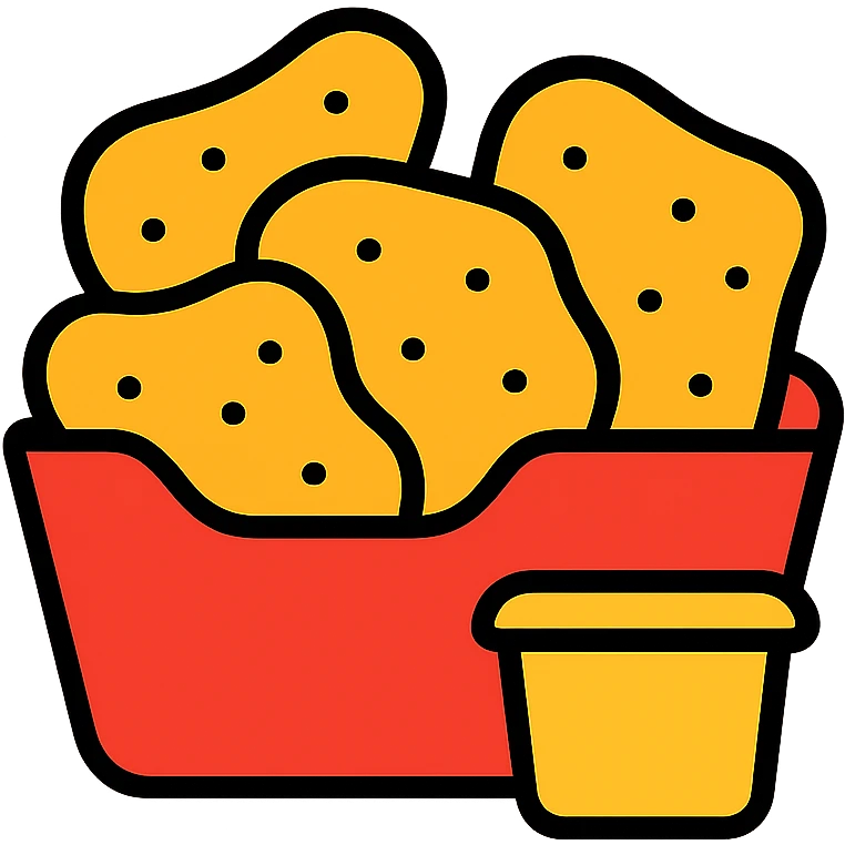 chicken nuggets emoji