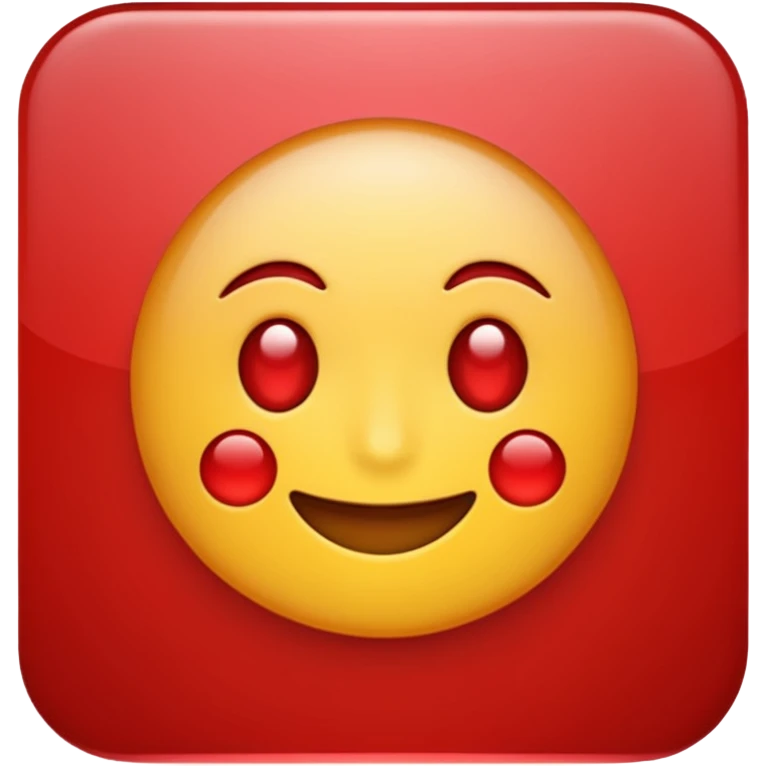 Make a card emoji on which there is reverse sign in red colour  emoji